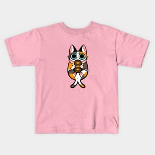 Bread Cat Calico Kids T-Shirt